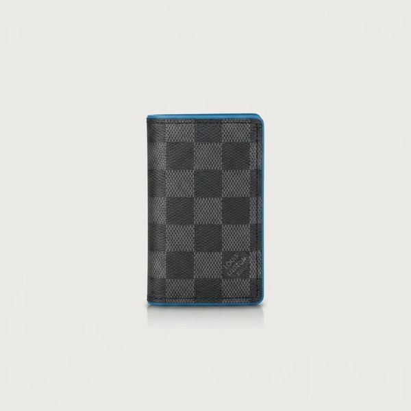 ルイ・ヴィトン ポケット・オーガナイザー カードウォレット ダミエ・グラフィット ブルー