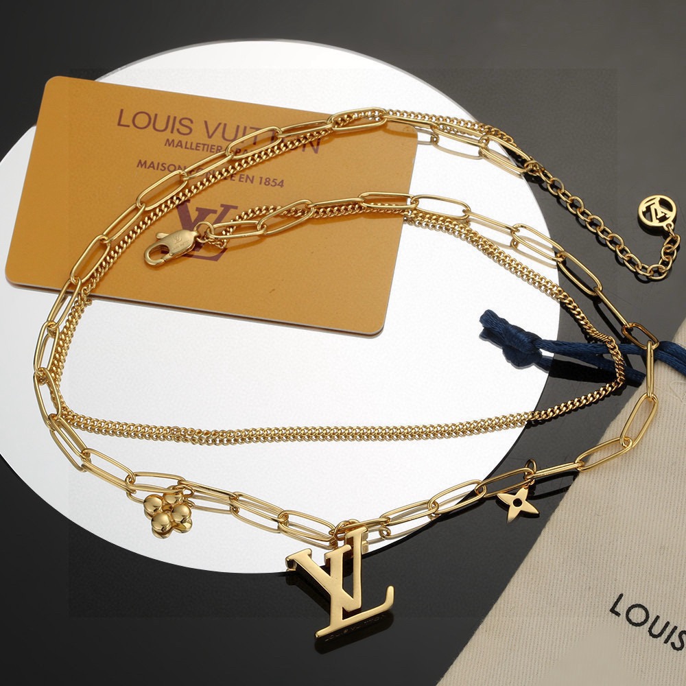 ルイ・ヴィトン LV Twig 艶出し仕上げ LVレターモチーフ ピアス ゴールド 詳細画像 1