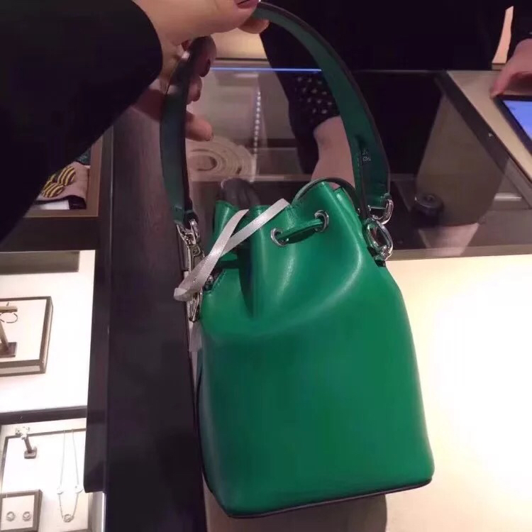 フェンディ Mon Tresor バケットバッグ グリーン 詳細画像 1