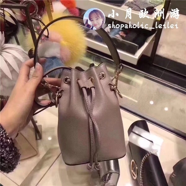 フェンディ Mon Tresor バケットバッグ グレー 詳細画像 1