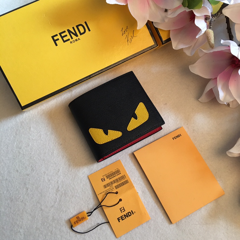 フェンディ メンズ レザー 二つ折り財布 ショートウォレット 詳細画像 1