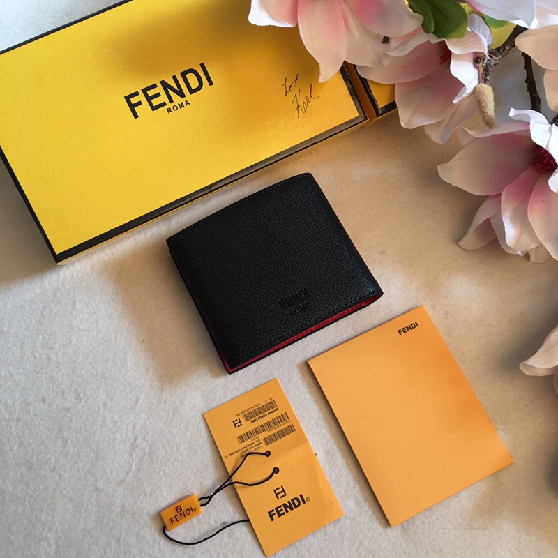 フェンディ メンズ レザー 二つ折り財布 ショートウォレット 詳細画像 2