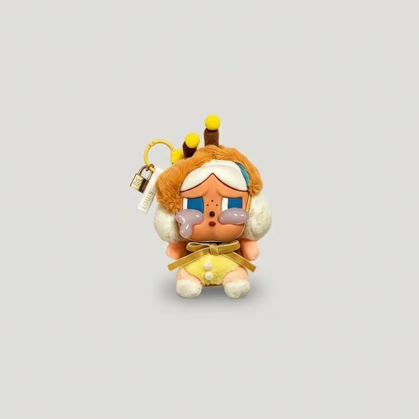 ルイ・ヴィトン Anger Forest ぬいぐるみチャーム キーリング バッグチャーム イエロー ブラウン