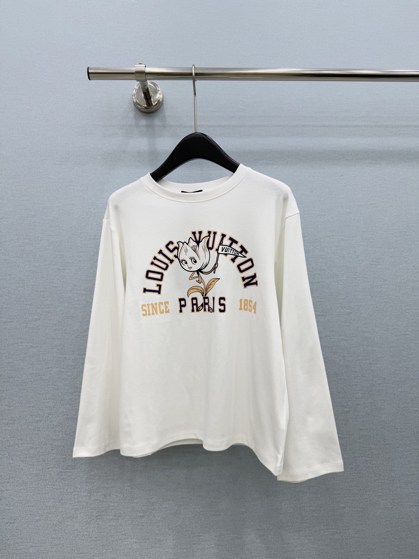ロエベ グラフィックプリント 半袖Tシャツ ネイビー 詳細画像 1