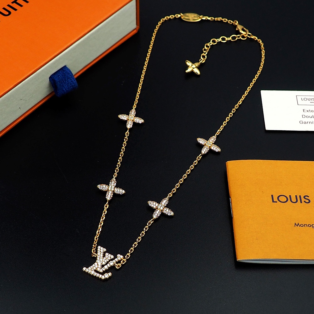 ルイ・ヴィトン LV アイコニック トレゾール ネックレス ゴールド XP764-4896 詳細画像 3