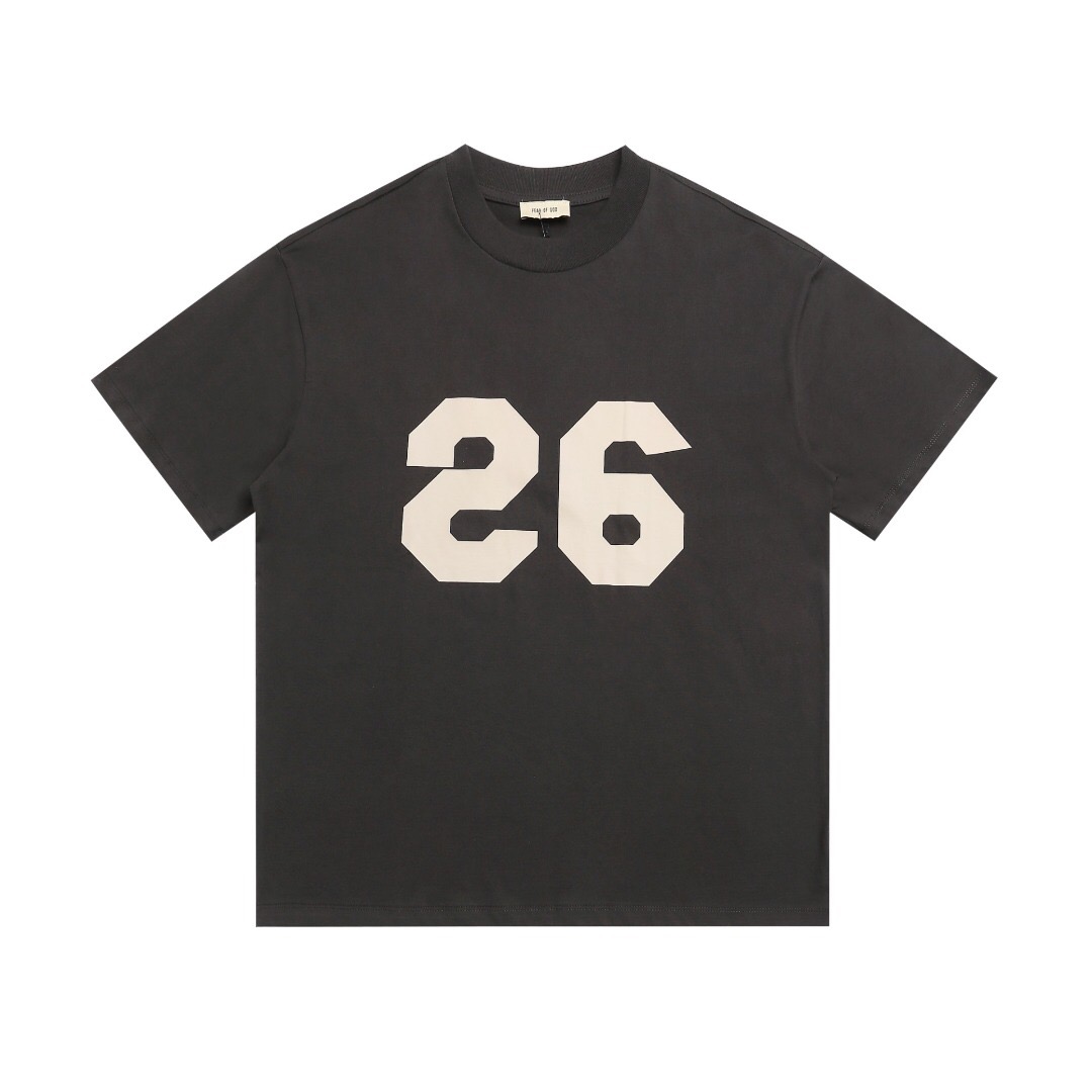 フィアオブゴッド 26プリント Tシャツ ブラック 詳細画像 1