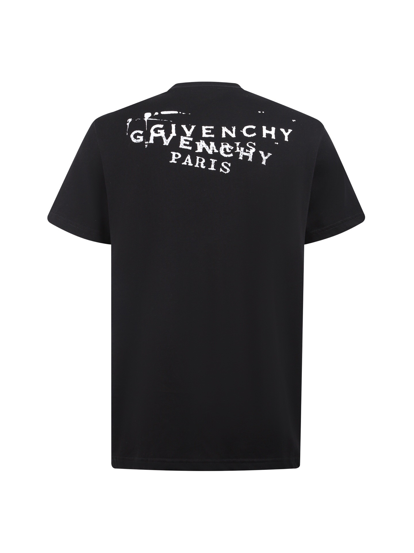 ジバンシィ オーバーラップロゴ Tシャツ ブラック 詳細画像 2