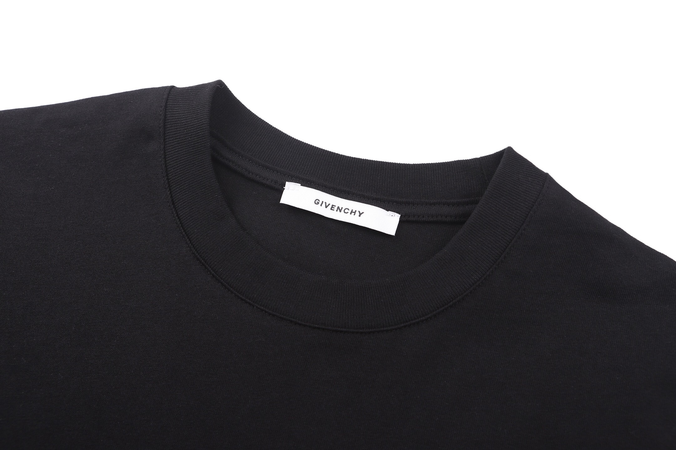 ジバンシィ オーバーラップロゴ Tシャツ ブラック 詳細画像 3