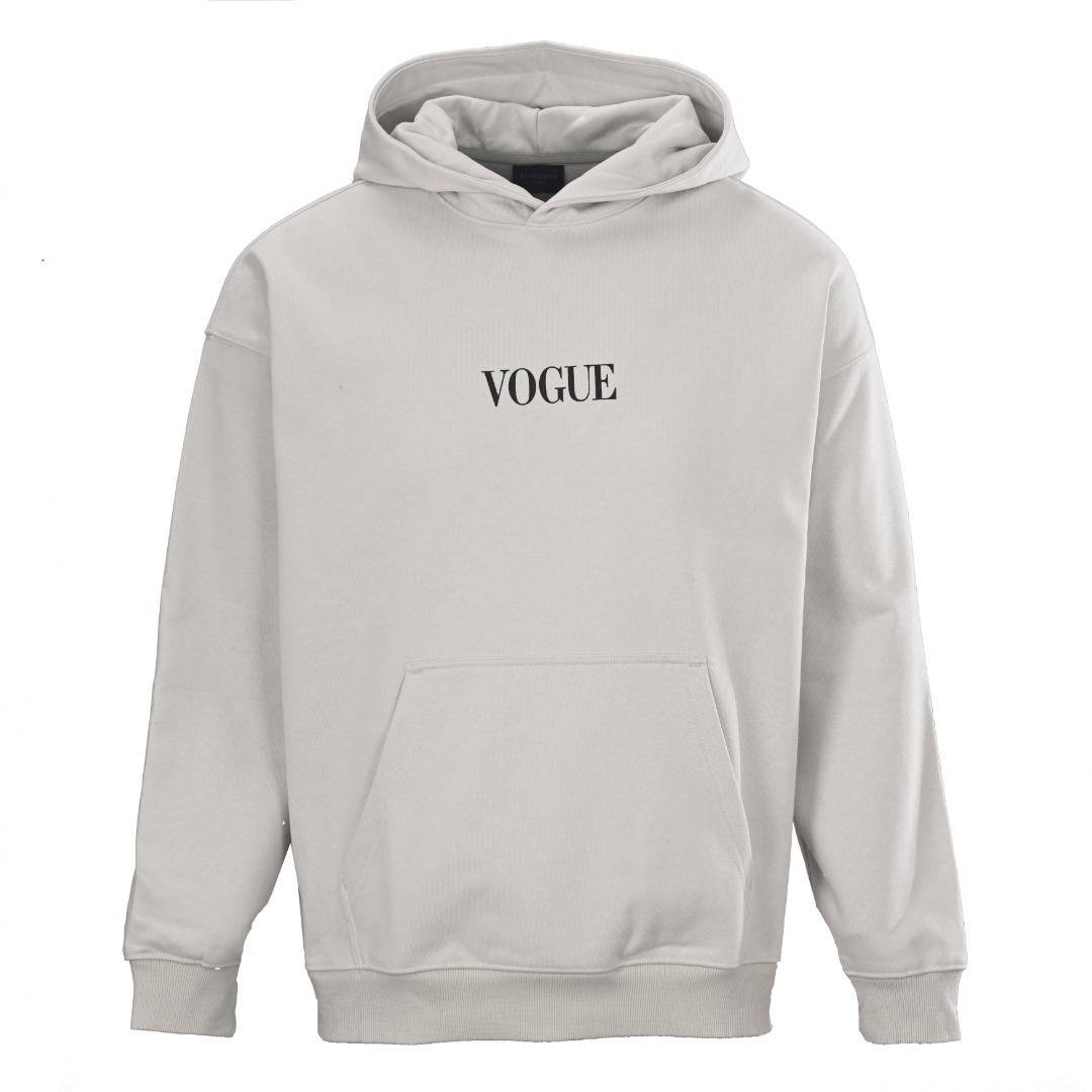 バレンシアガ Vogue ライトハウスプリント パーカー ホワイトグレー 詳細画像 1