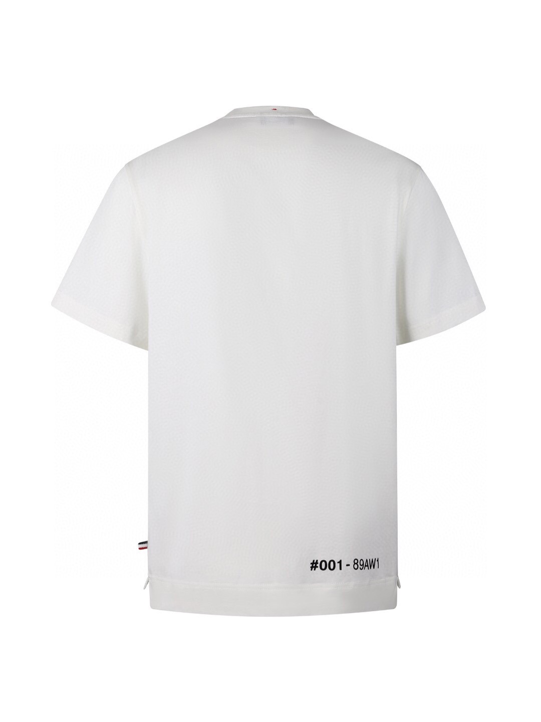 モンクレール フロッキーロゴ Tシャツ ホワイト 詳細画像 2