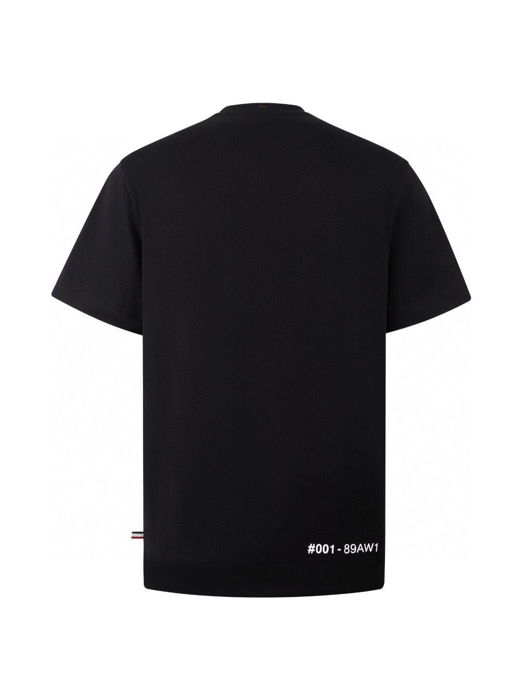 モンクレール フロッキーロゴ Tシャツ ブラック 詳細画像 2