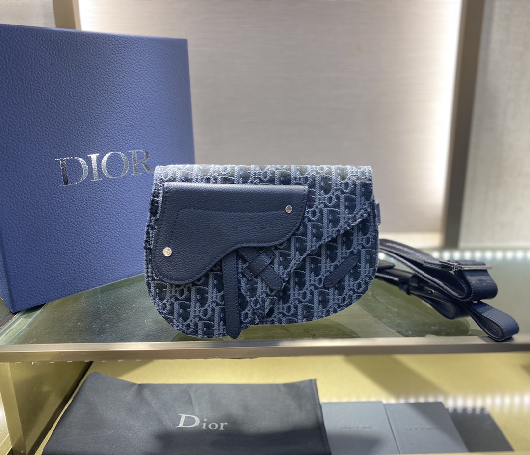 ディオール Saddle ショルダーバッグ ブラック 詳細画像 1
