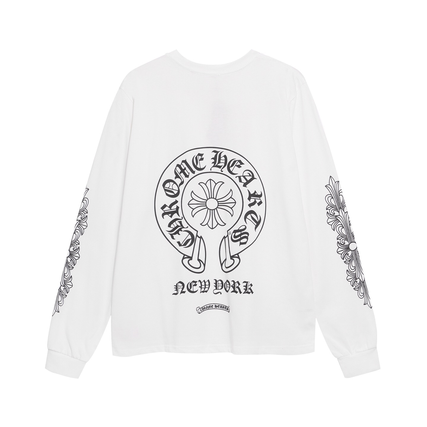 クロムハーツ ホースシュー ポケット ロングTシャツ ホワイト 詳細画像 2