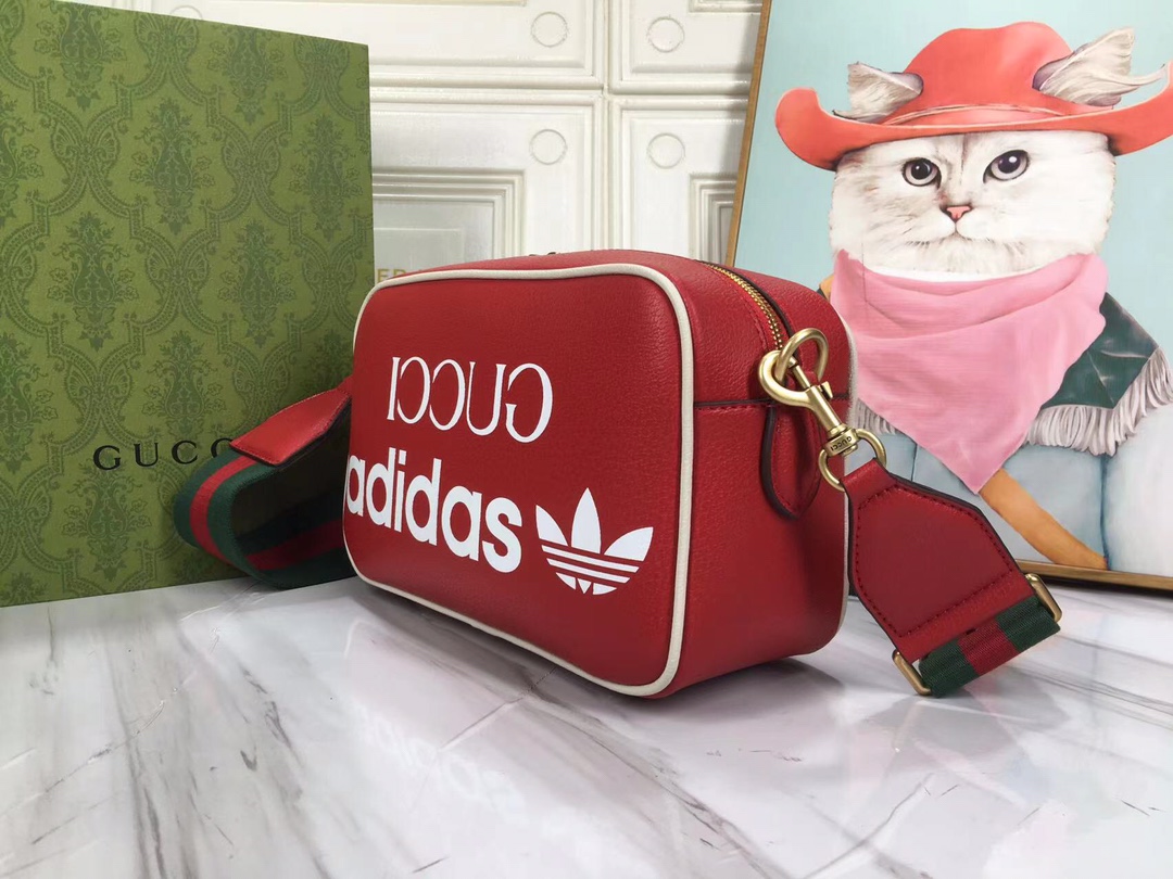 グッチ adidas x Gucci オフィディア ショルダーバッグ レッド 詳細画像 3