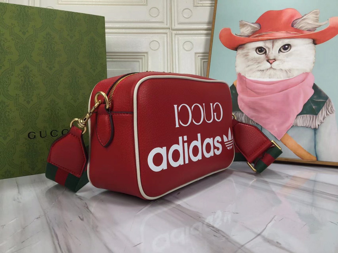 グッチ adidas x Gucci オフィディア ショルダーバッグ レッド 詳細画像 2