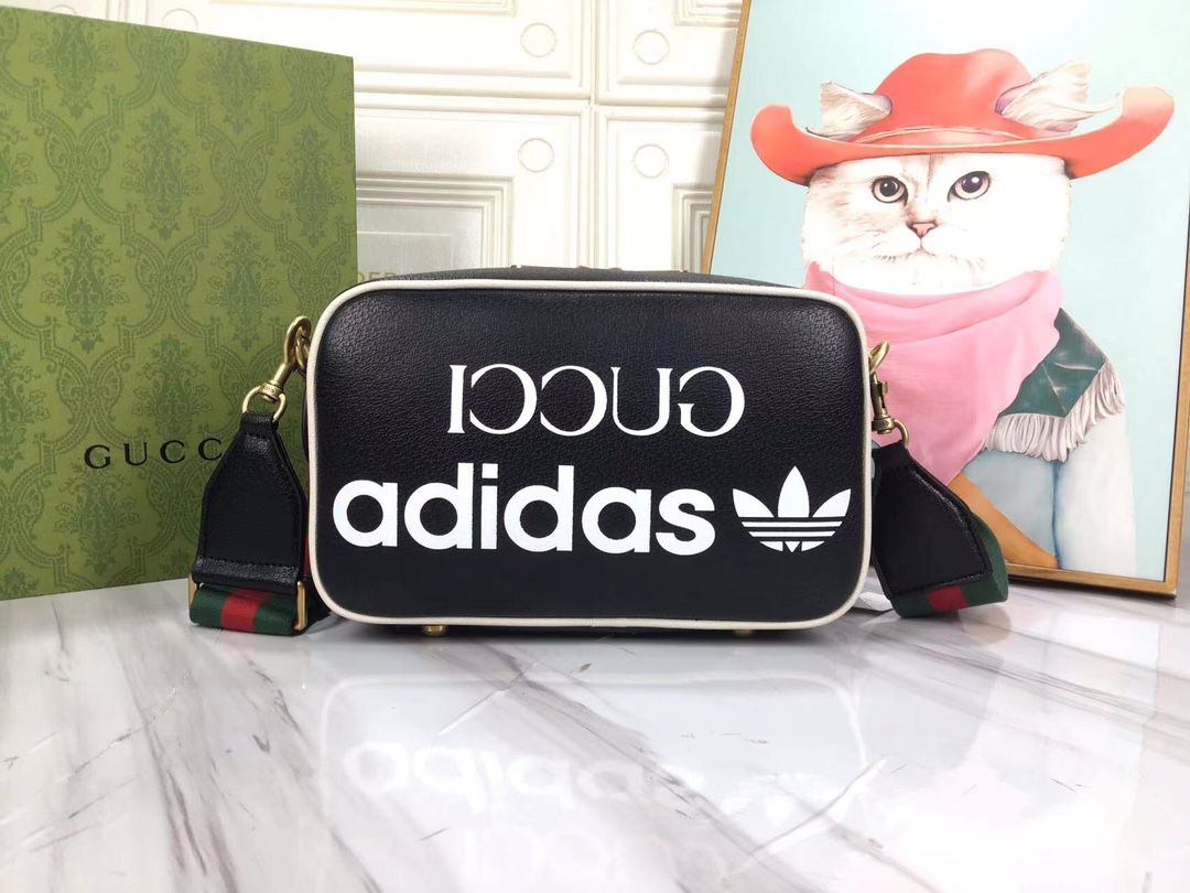 グッチ adidas x Gucci オフィディア ショルダーバッグ ブラック 詳細画像 1
