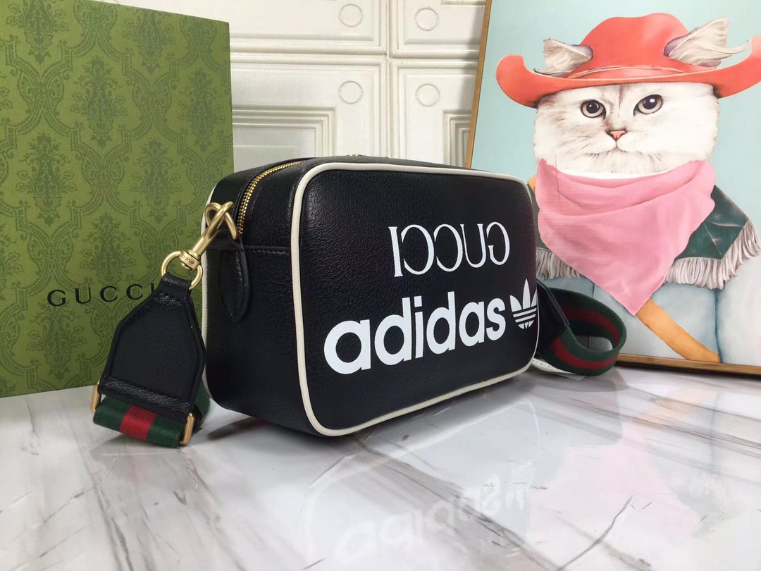 グッチ adidas x Gucci オフィディア ショルダーバッグ ブラック 詳細画像 2