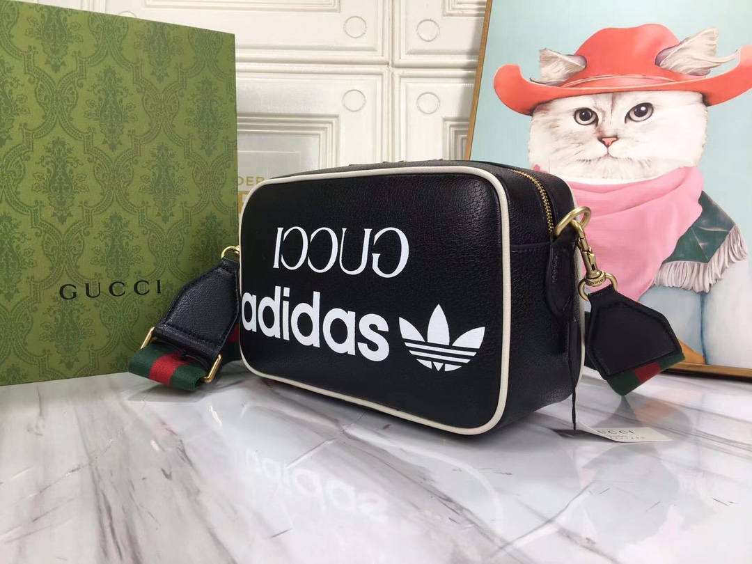 グッチ adidas x Gucci オフィディア ショルダーバッグ ブラック 詳細画像 3