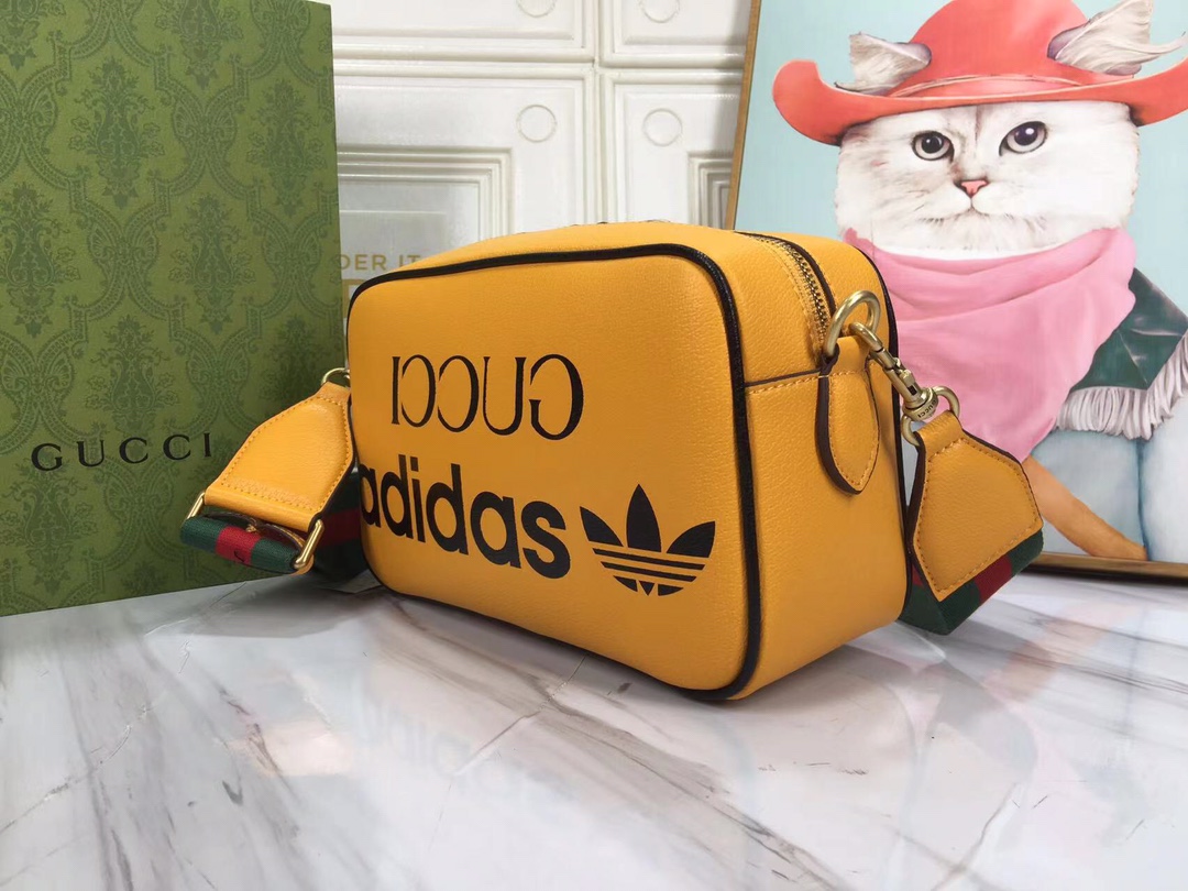 グッチ adidas x Gucci オフィディア ショルダーバッグ イエロー 詳細画像 3