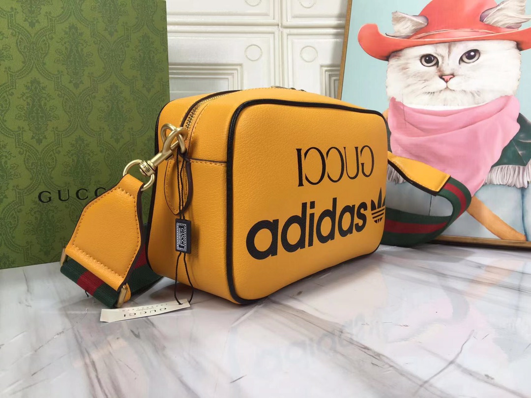 グッチ adidas x Gucci オフィディア ショルダーバッグ イエロー 詳細画像 2