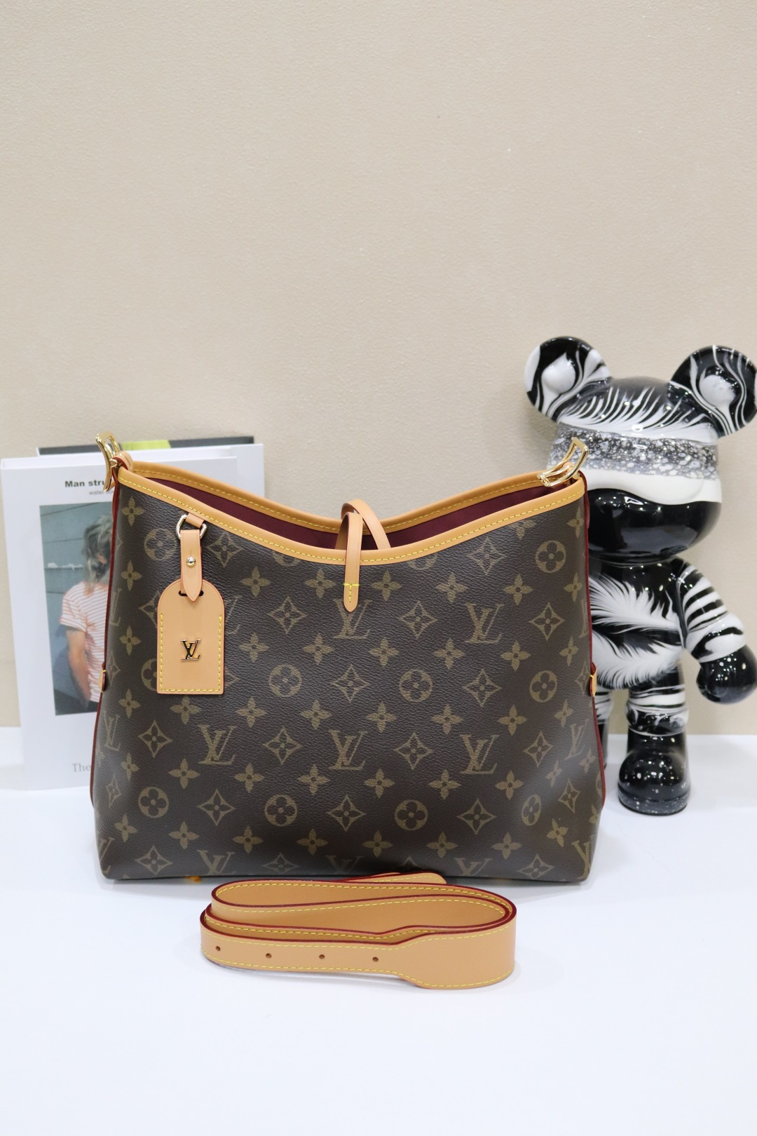 ルイ・ヴィトン CarryAll スモール ショルダーバッグ ブラウン 詳細画像 3
