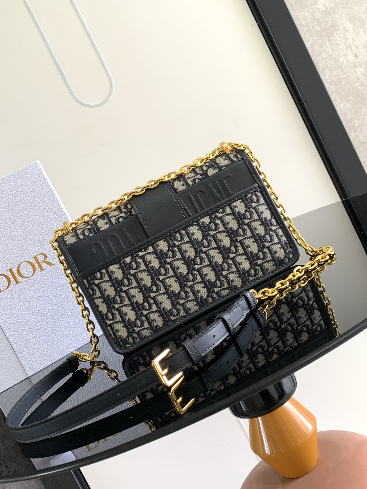 ディオール 30 Montaigne オブリーク ショルダーバッグ ブルー M9203UTZQ_M928 詳細画像 3