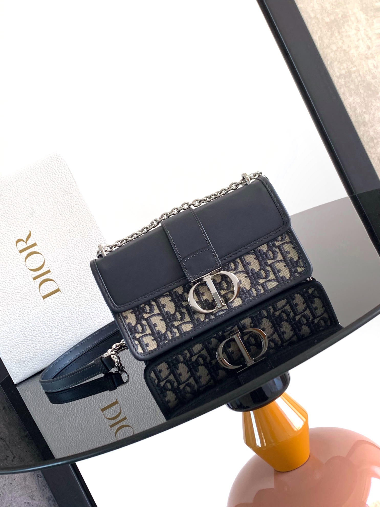 ディオール 30 Montaigne East-West チェーンバッグ ブルー M9334UTZQ_M928 詳細画像 1