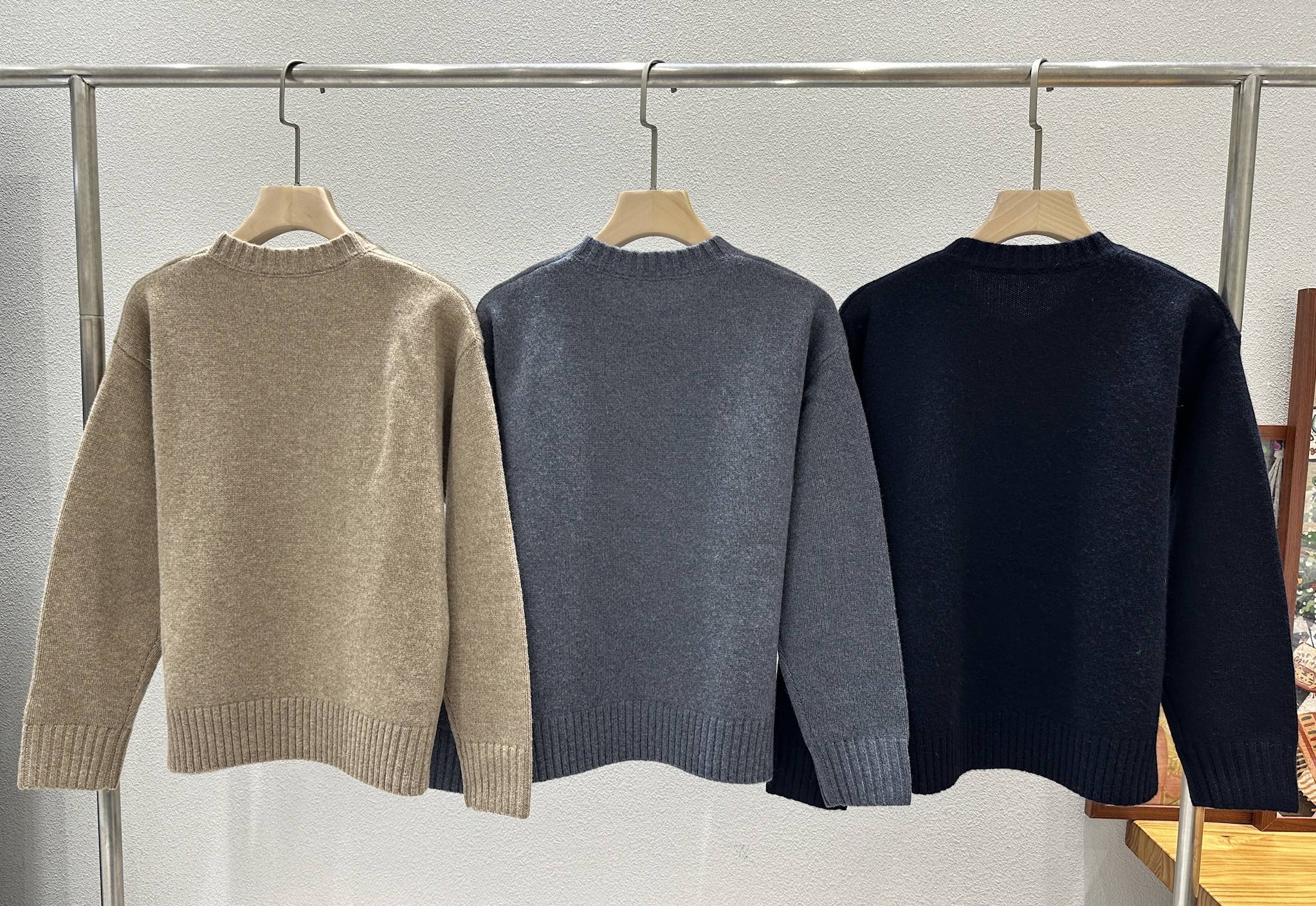 ラルフ ローレン ウール ベア刺繍 ブルゾンジャケット キャメル グレー ネイビー 詳細画像 2