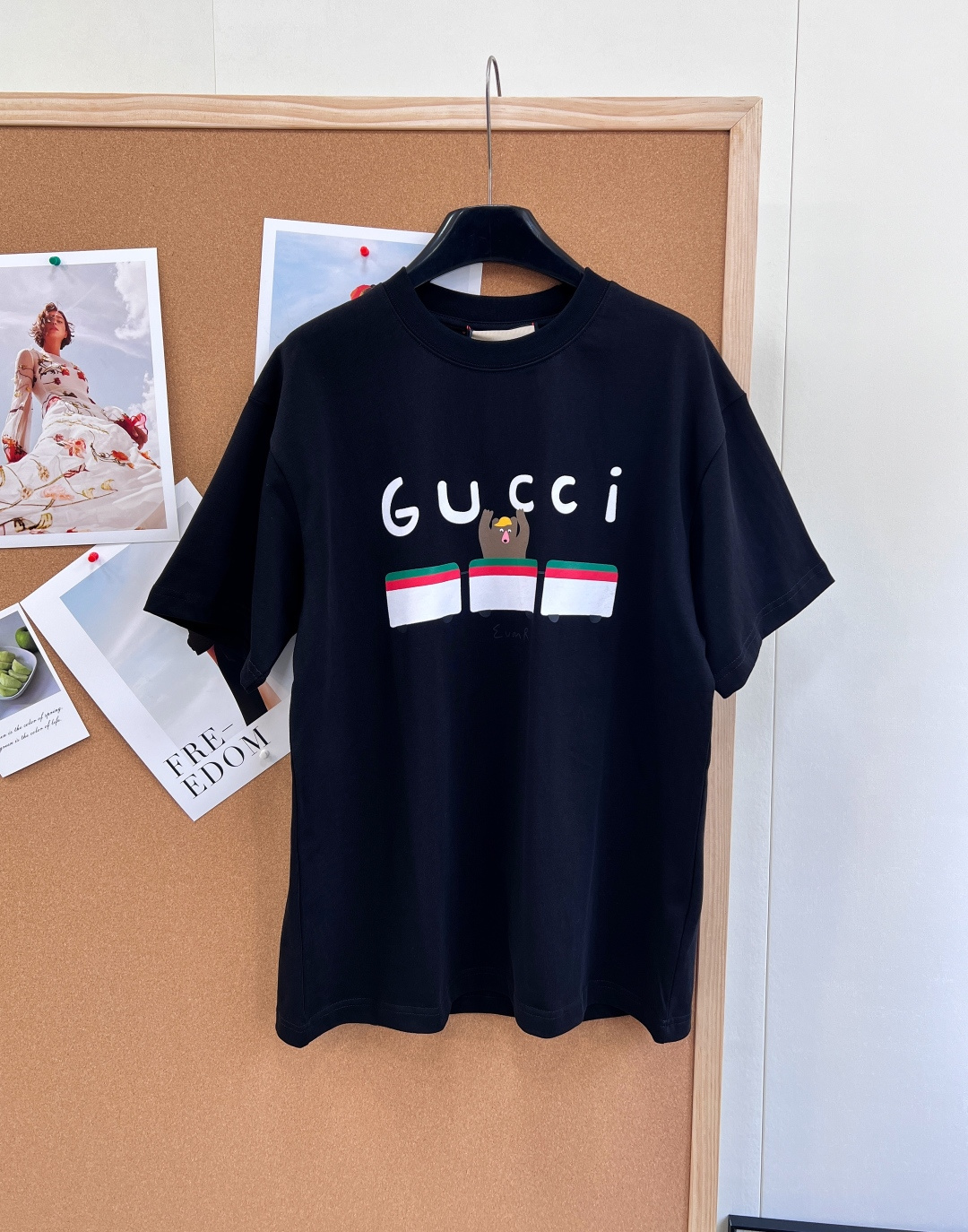 グッチ カートゥーンプリント 半袖Tシャツ ブラック 詳細画像 1