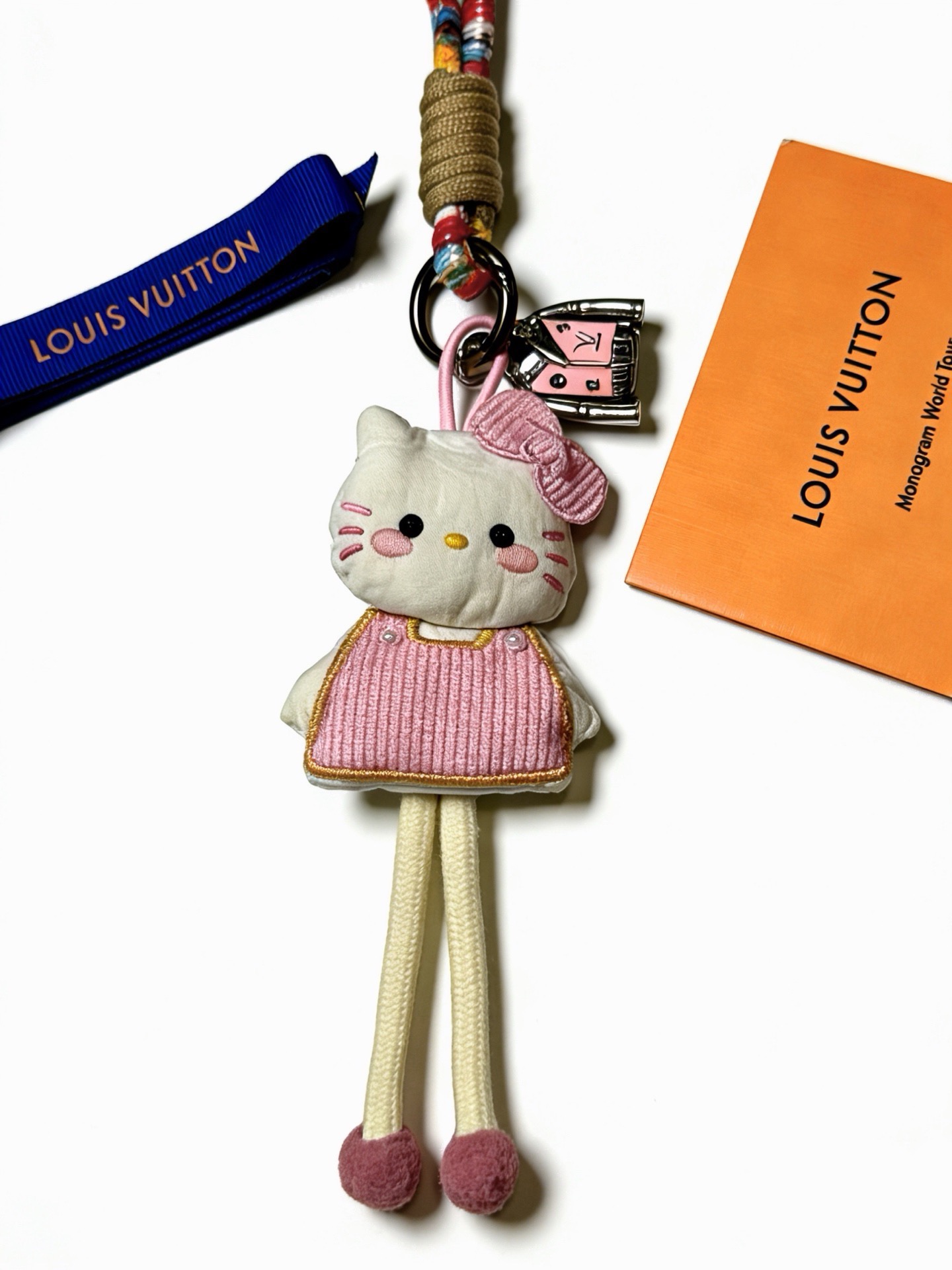 ルイ・ヴィトン キャットドール キーホルダー バッグチャーム ピンク 詳細画像 3