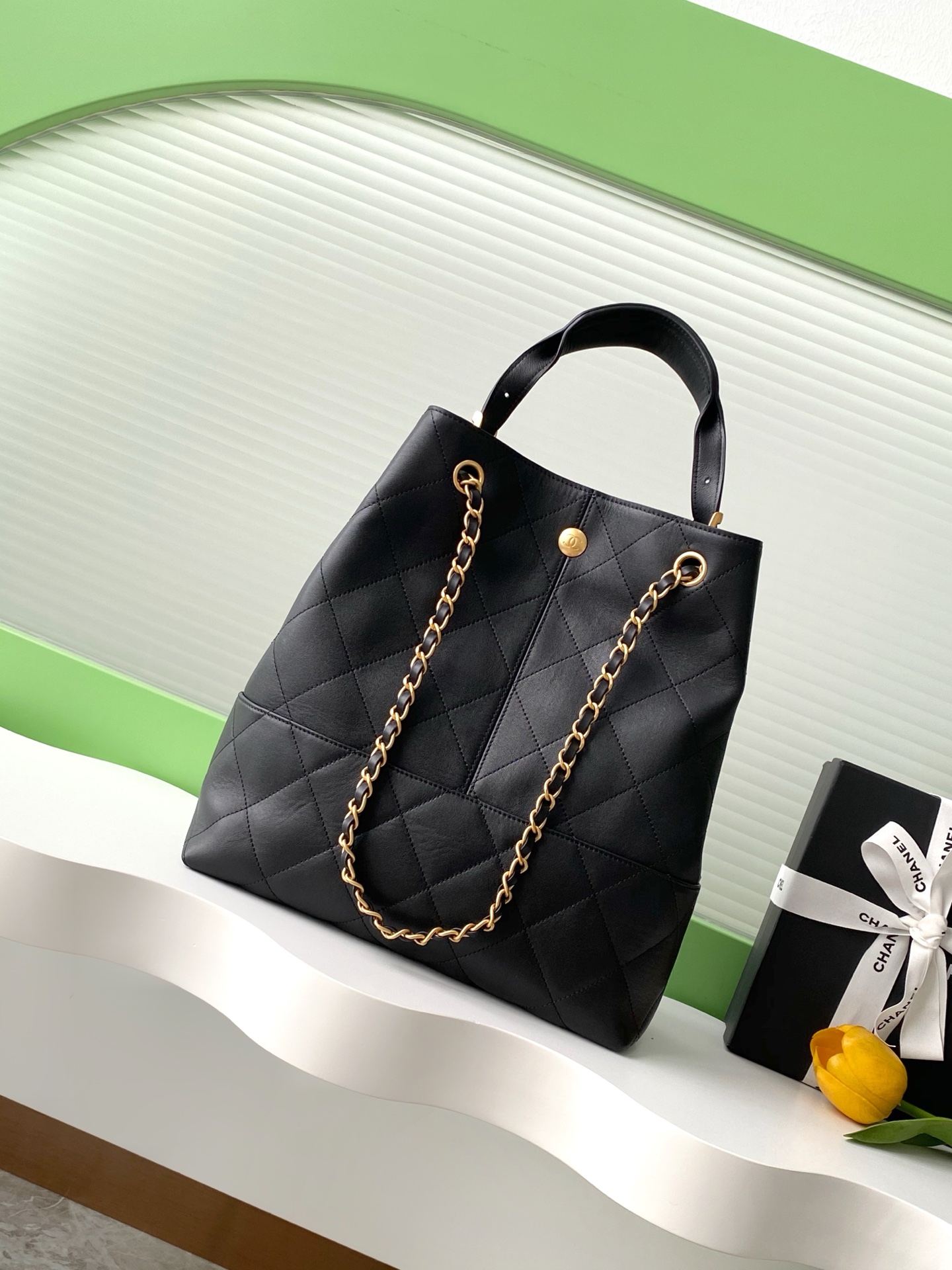 シャネル 25A チェーン アンダーアーム ショルダーハンドバッグ AS5636 詳細画像 3
