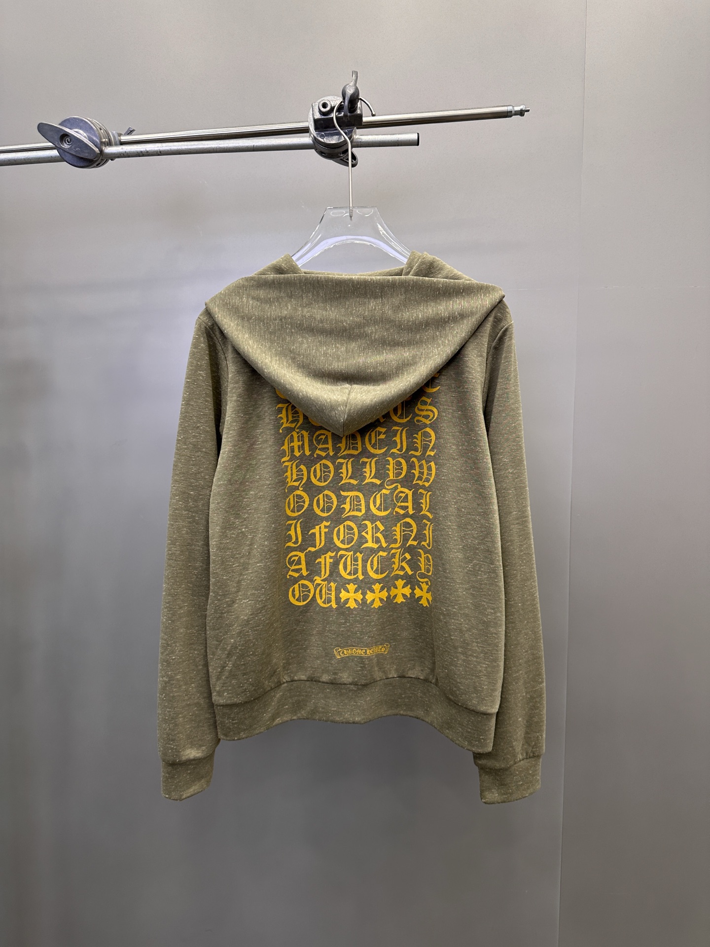 クロムハーツ ジップアップ パーカーカーディガン オリーブカーキ 詳細画像 2