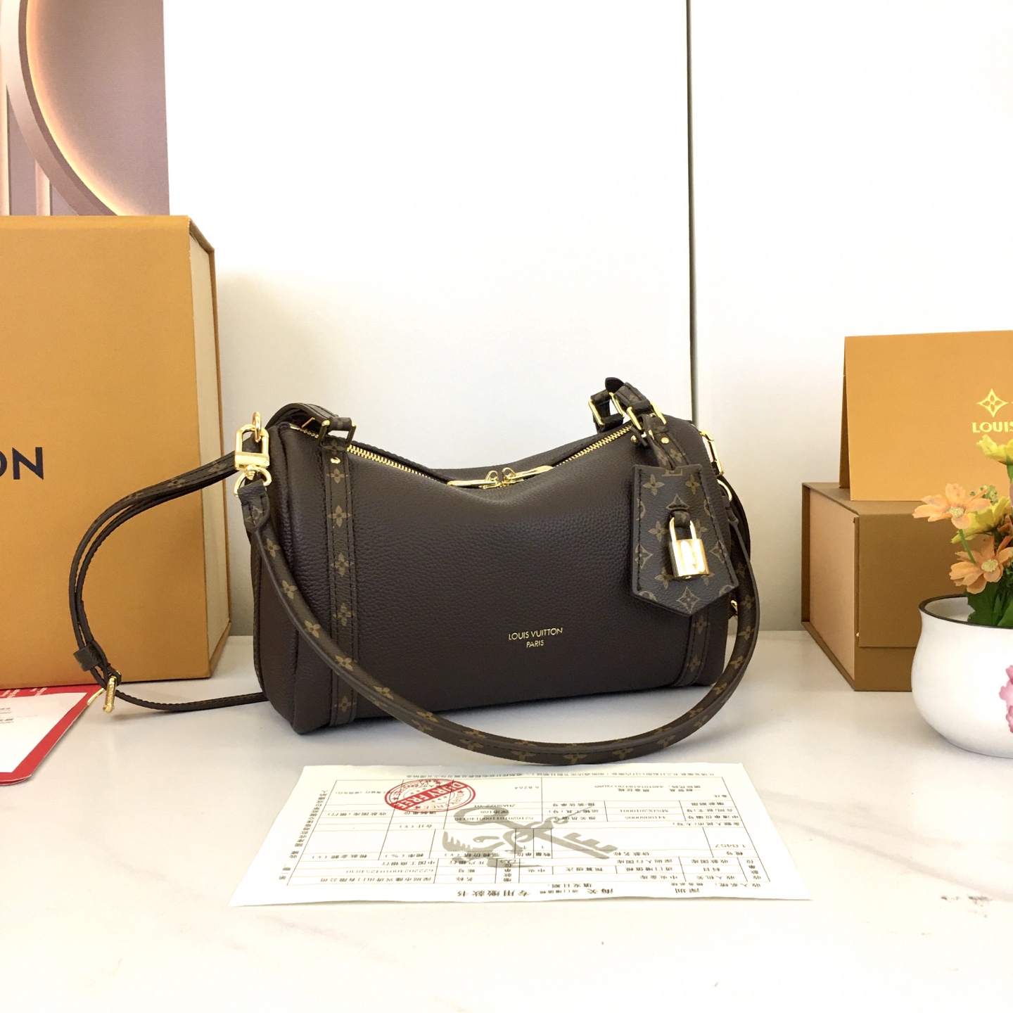 ルイ・ヴィトン Express スモール ハンドバッグ エベヌ M26039 詳細画像 3