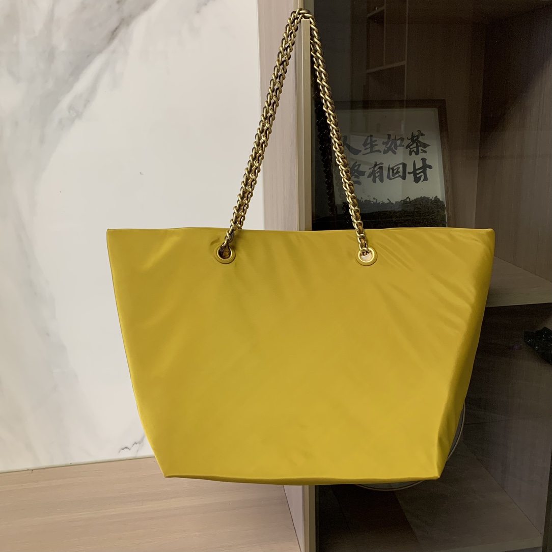 トリーバーチ Ella チェーントートバッグ マスタードイエロー 詳細画像 3