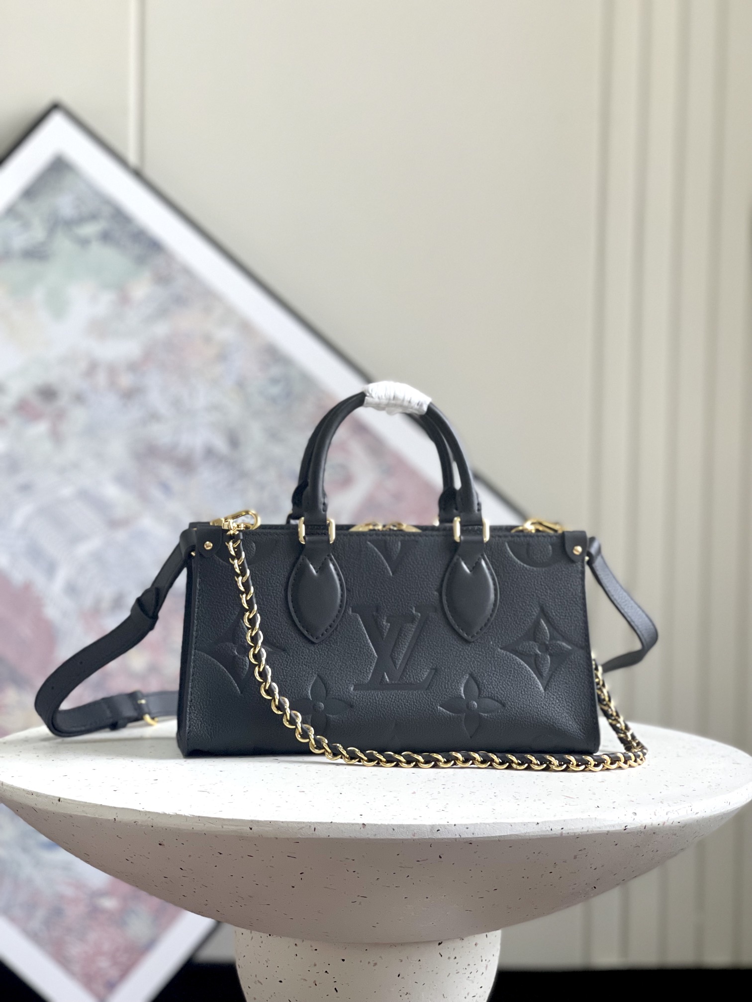 ルイヴィトン OnTheGo East West スモールトートバッグ ブラック M23698 詳細画像 1