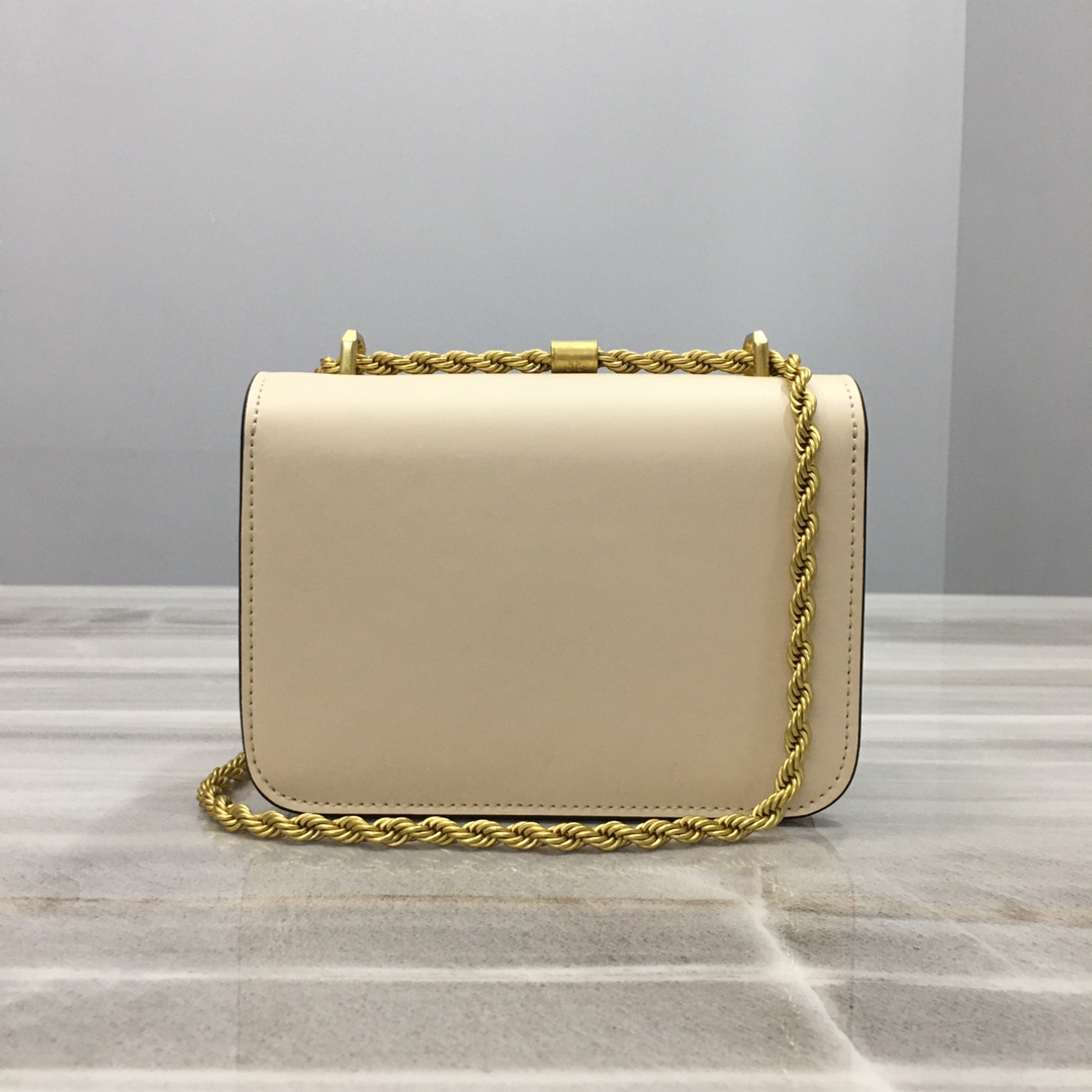 トリー バーチ Eleanor スモール ショルダーバッグ クリーム 詳細画像 3