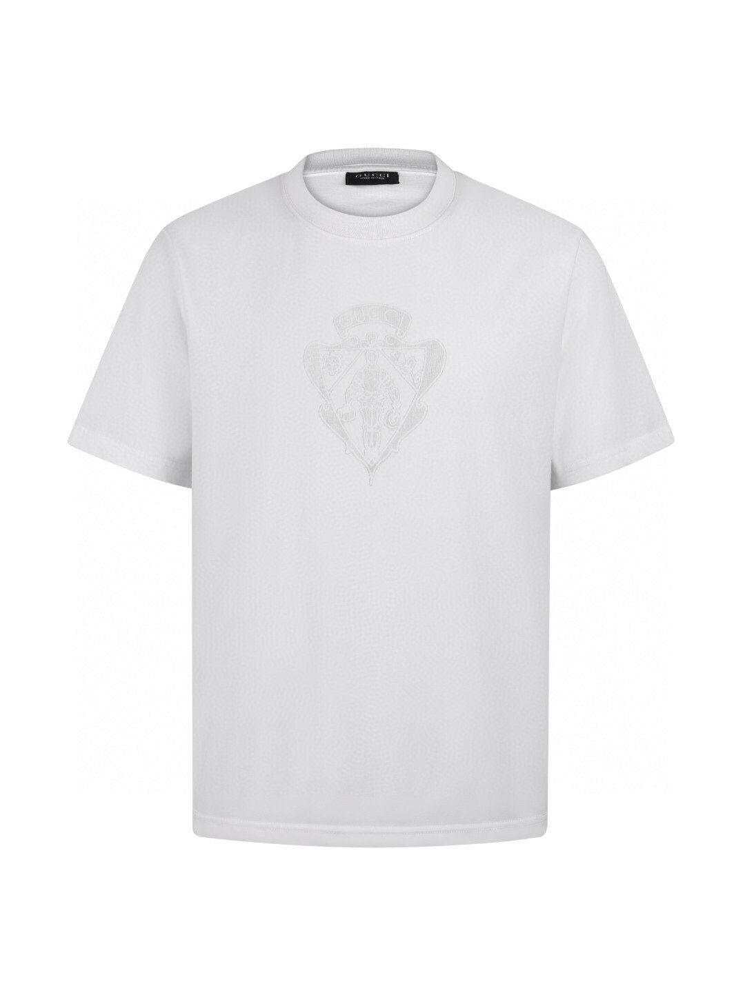 グッチ カットアウトロゴ 半袖Tシャツ ホワイト 詳細画像 1