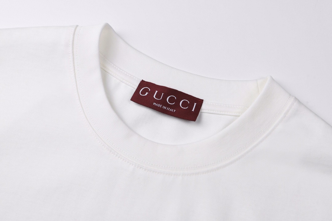 グッチ 1921 ロゴ 半袖Tシャツ ホワイト 詳細画像 3