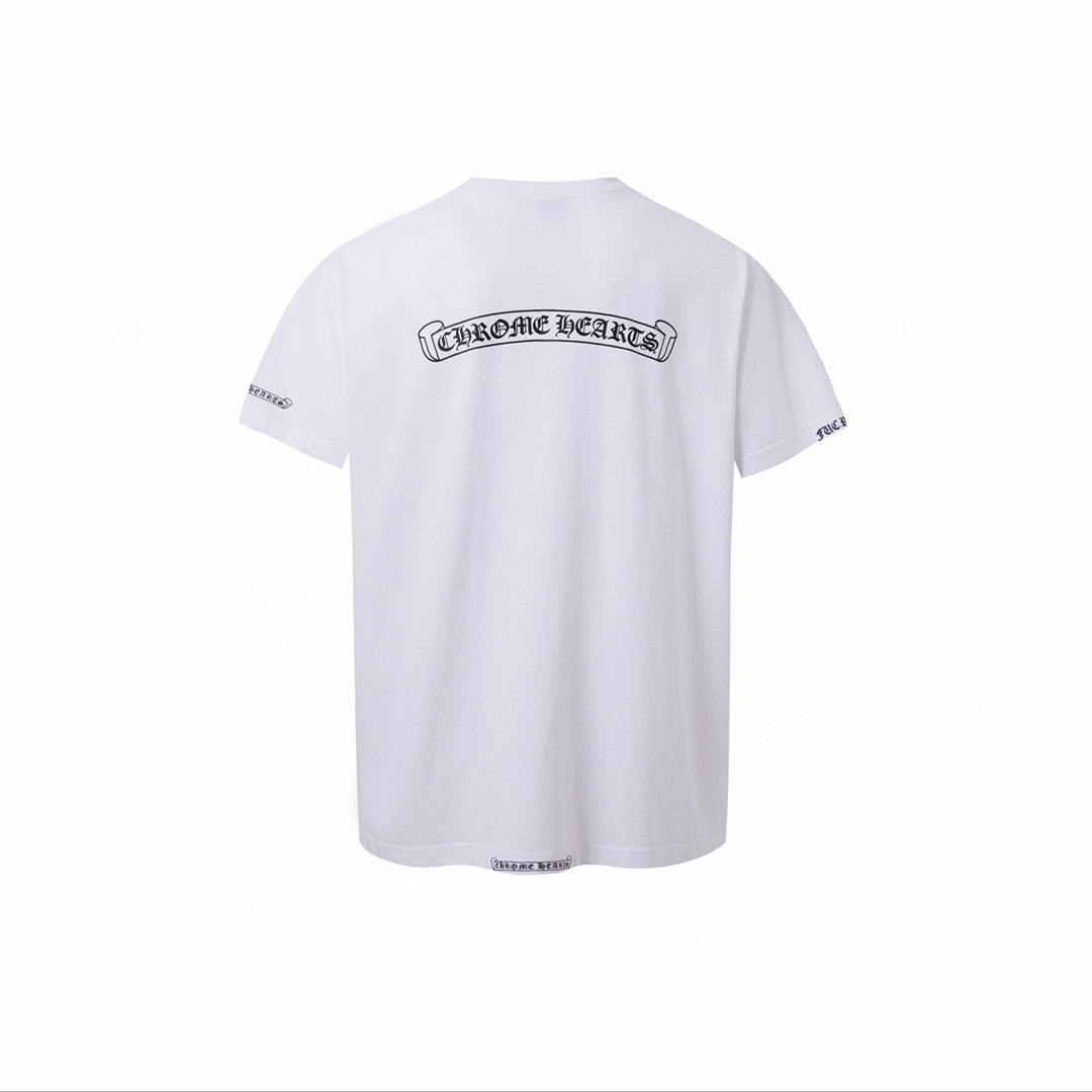 クロムハーツ ダガー ヴァイン 半袖Tシャツ ホワイト 詳細画像 2