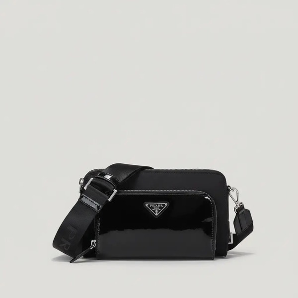 プラダ Re-Nylon メッセンジャー ショルダーバッグ ブラック