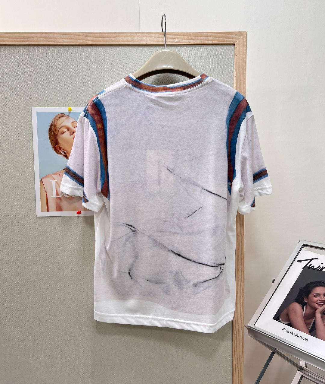アクネ ストゥディオズ 1996 ヴィンテージプリント Tシャツ ホワイト 詳細画像 2