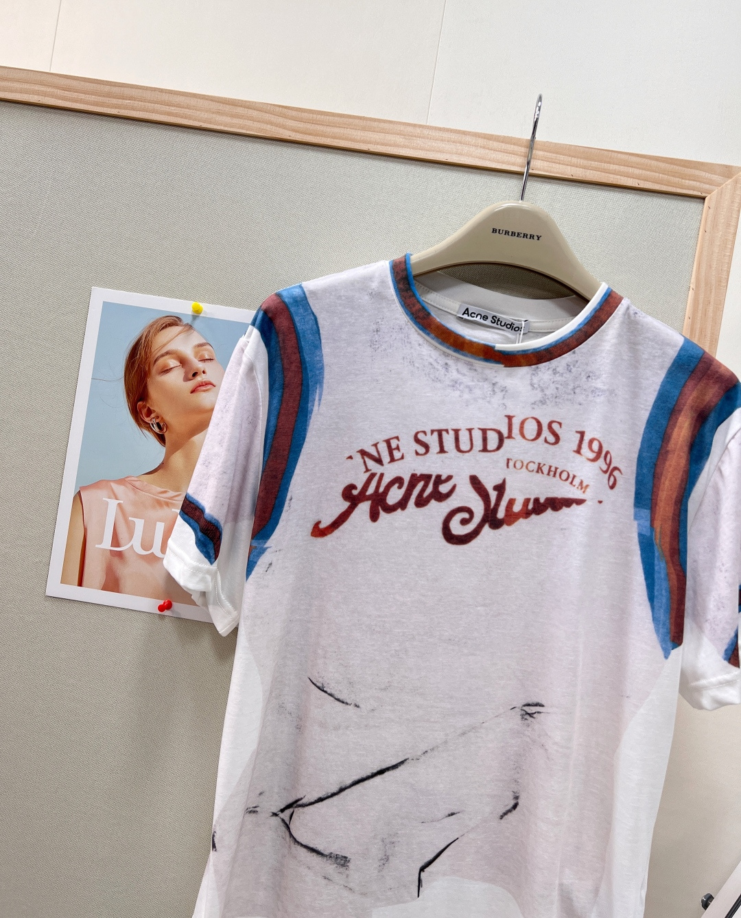 アクネ ストゥディオズ 1996 ヴィンテージプリント Tシャツ ホワイト 詳細画像 3