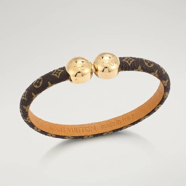 ルイ・ヴィトン LV サークル リバーシブル ブレスレット モノグラムキャンバス ブラウン