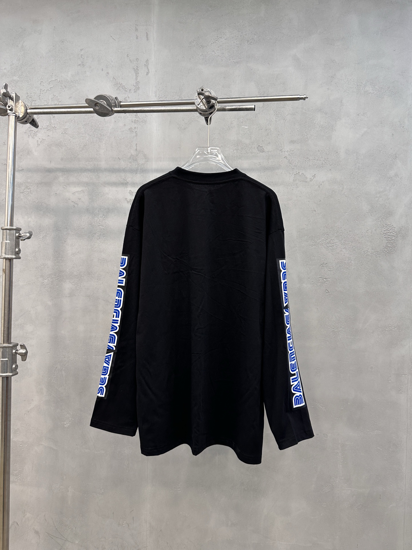 バレンシアガ 長袖Tシャツ SEGAプリント ブラック 詳細画像 3