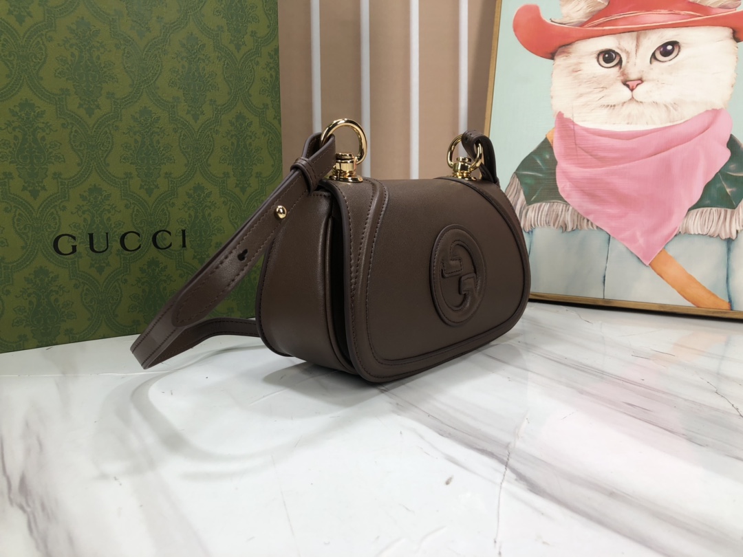グッチ ブロンディ スモール ショルダーバッグ ダークブラウン 815700 詳細画像 2