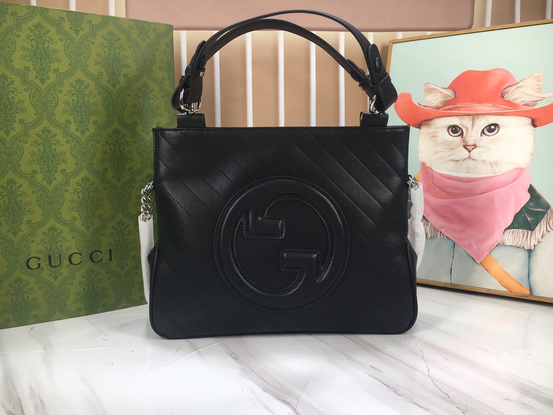 グッチ Blondie スモールトートバッグ ブラック 751518 詳細画像 1