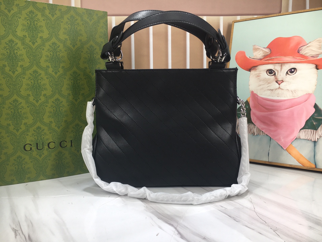 グッチ Blondie スモールトートバッグ ブラック 751518 詳細画像 3