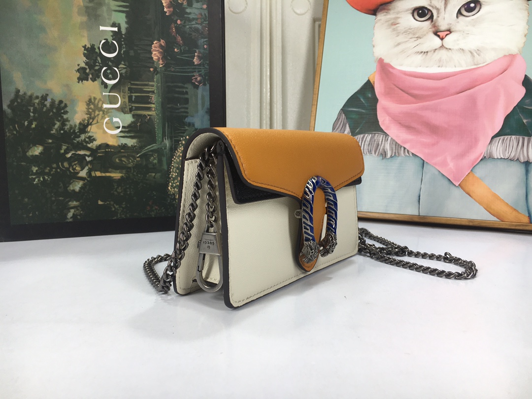 グッチ ミニ ディオニュソス ハンドバッグ ホワイトイエロー 476432 詳細画像 2