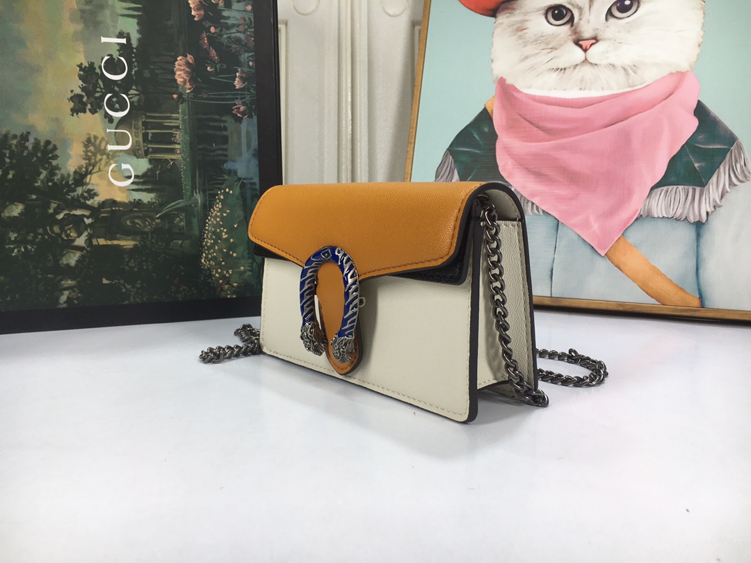 グッチ ミニ ディオニュソス ハンドバッグ ホワイトイエロー 476432 詳細画像 3