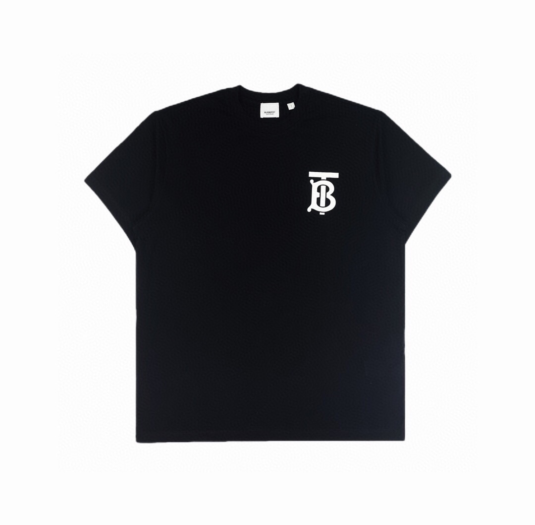 バーバリー クラシック TBロゴ 半袖Tシャツ ブラック 詳細画像 1